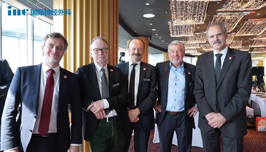 INC福教授、Seifert 教授、Krauss 教授、巴教授、Schroeder 教授(左起)